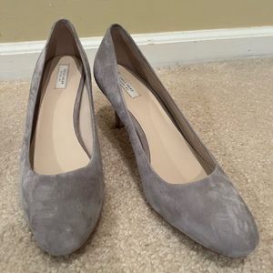 Cole Haan Gray Suede Heels Size 8 1/2